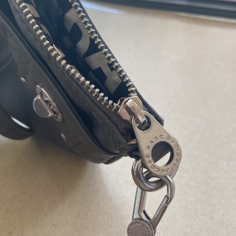 Rare Vtg Marc Jacobs Percy Turnlock Leather  Crossbody - Immaculate condition - Picture 9 of 10